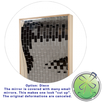 Disco laughing mirror