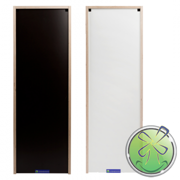 Distortingmirror 120x40cm birch rear