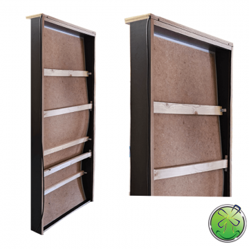 Extra reinforced rear mirror