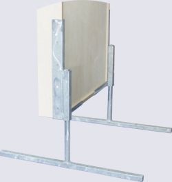 Straight free-standing support