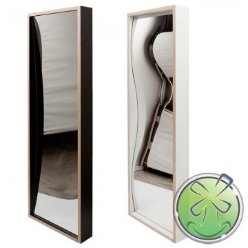 Distorting mirror 120x40cm Birch